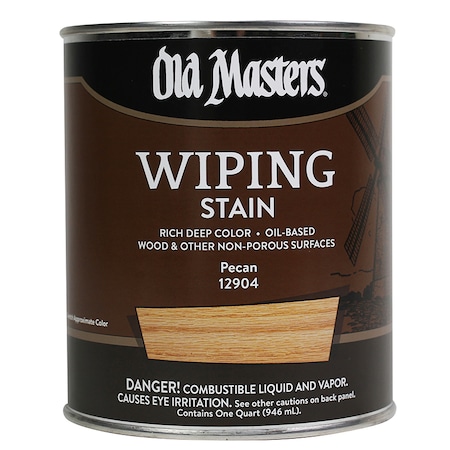 Old Masters 1 Qt Pecan Oil-Based Wiping Stain 12904